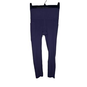 Athleta Women's XS Purple High-Rise Leggings with Stash Pockets